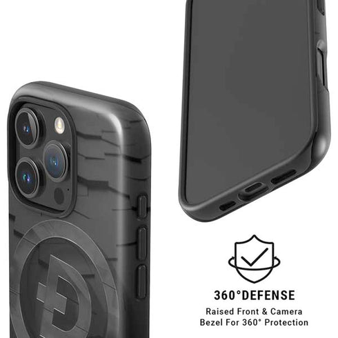 Doge Coin Textured Logo iPhone 16 Pro Magsafe Impact Case